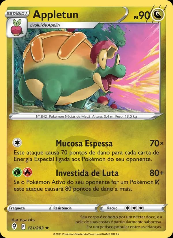 Appletun, carta 121 de Céus em Evolução