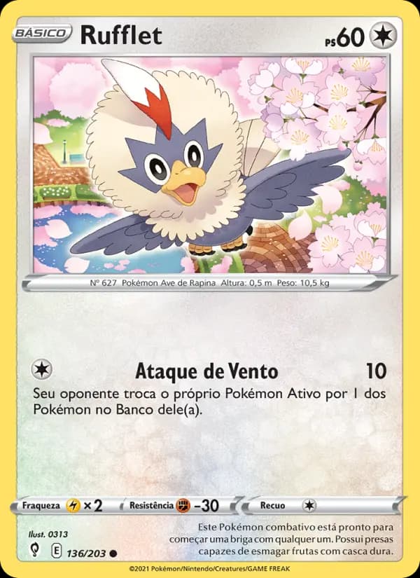 Rufflet, carta 136 de Céus em Evolução