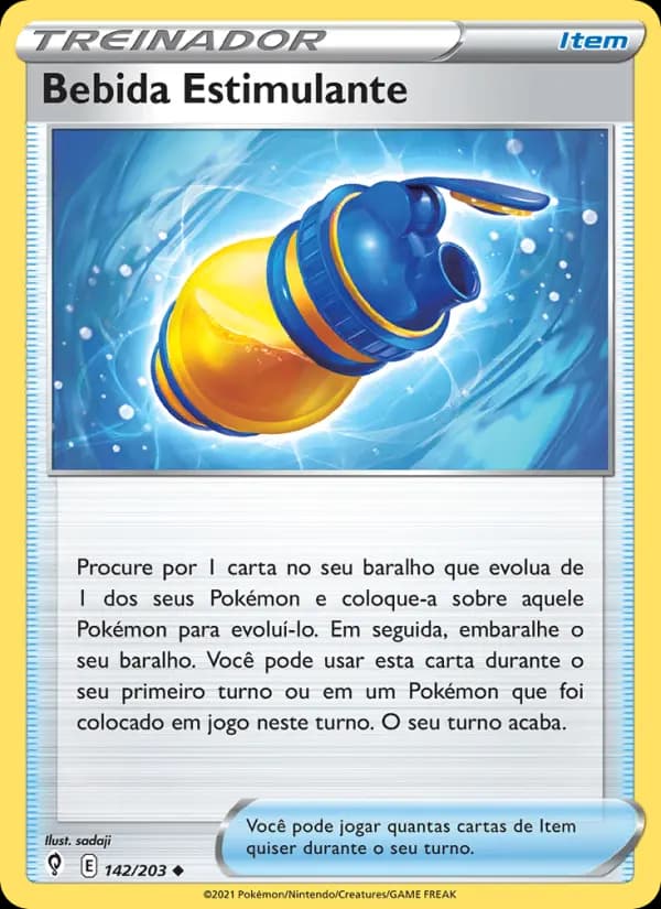 Bebida Estimulante, carta 142 de Céus em Evolução