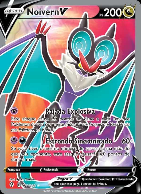 Noivern V, carta 195 de Céus em Evolução