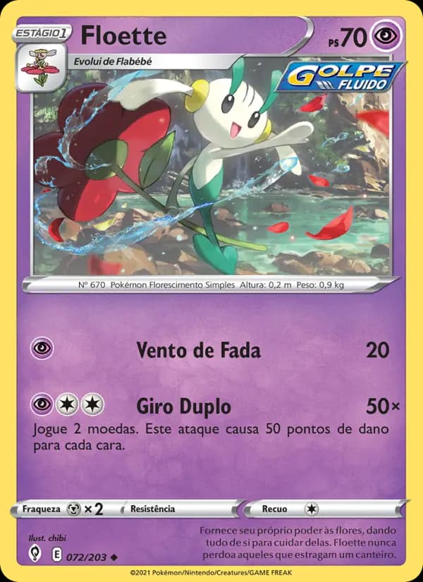 Floette, carta 72 de Céus em Evolução
