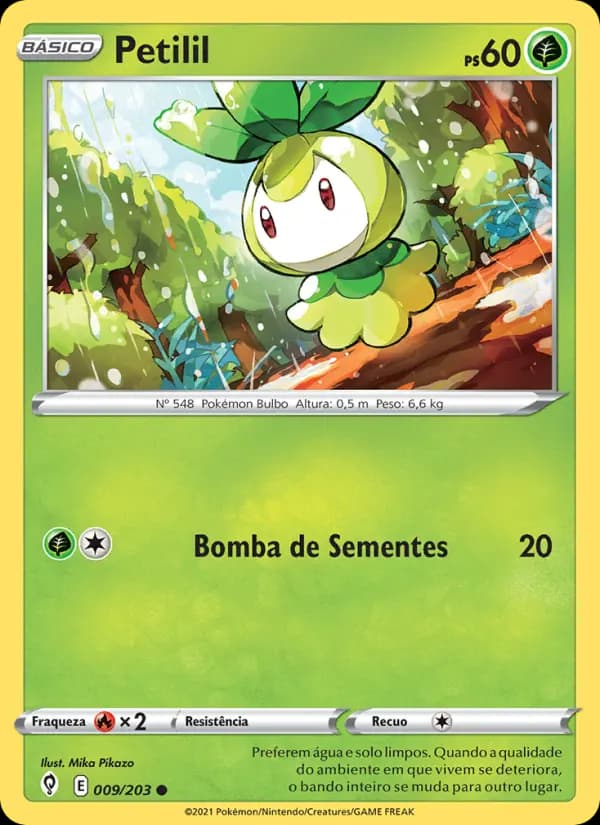 Petilil, carta 9 de Céus em Evolução