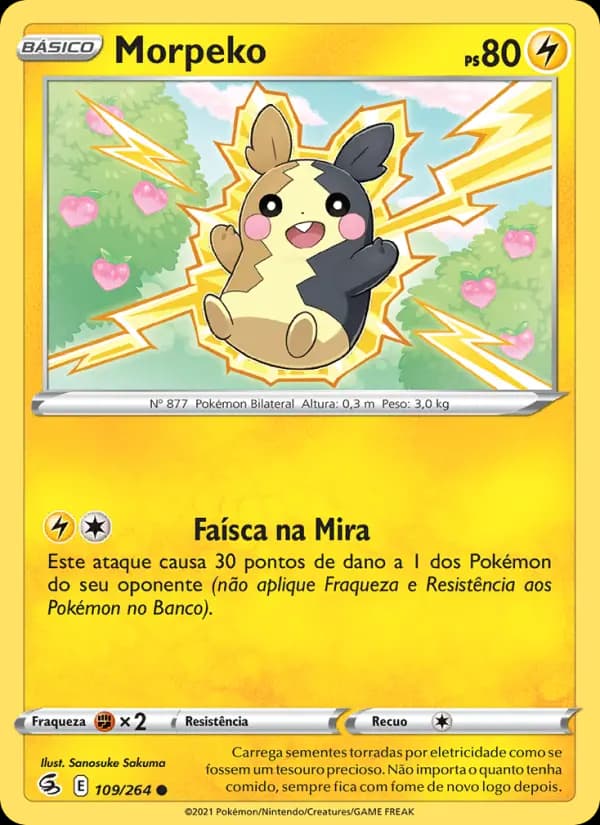 Morpeko, carta 109 de Golpe Fusão