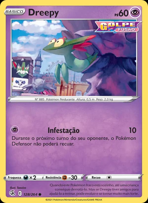 Dreepy, carta 128 de Golpe Fusão