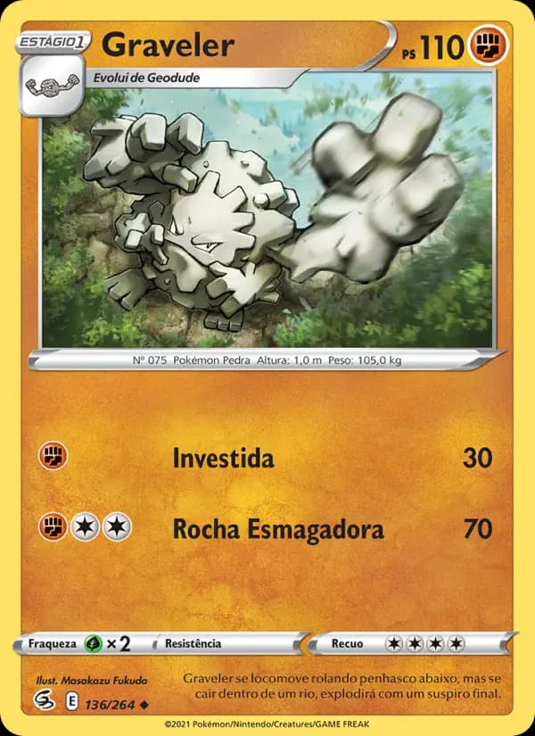 Graveler, carta 136 de Golpe Fusão