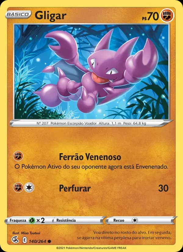 Gligar, carta 140 de Golpe Fusão