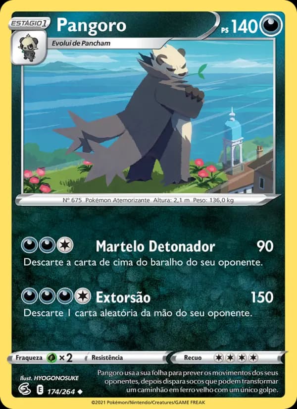 Pangoro, carta 174 de Golpe Fusão