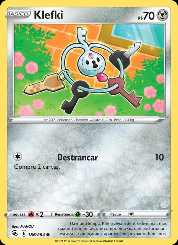 Klefki, carta 186 de Golpe Fusão