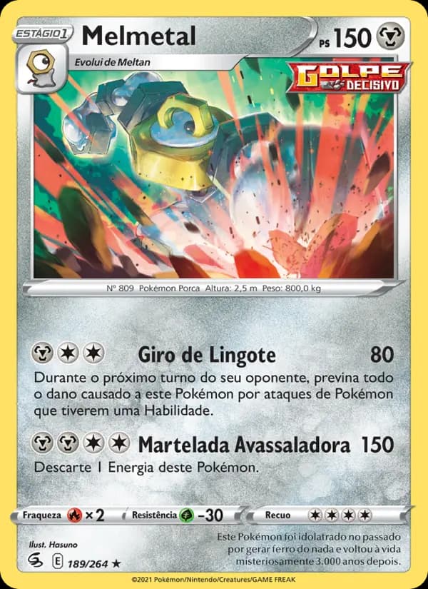 Melmetal, carta 189 de Golpe Fusão