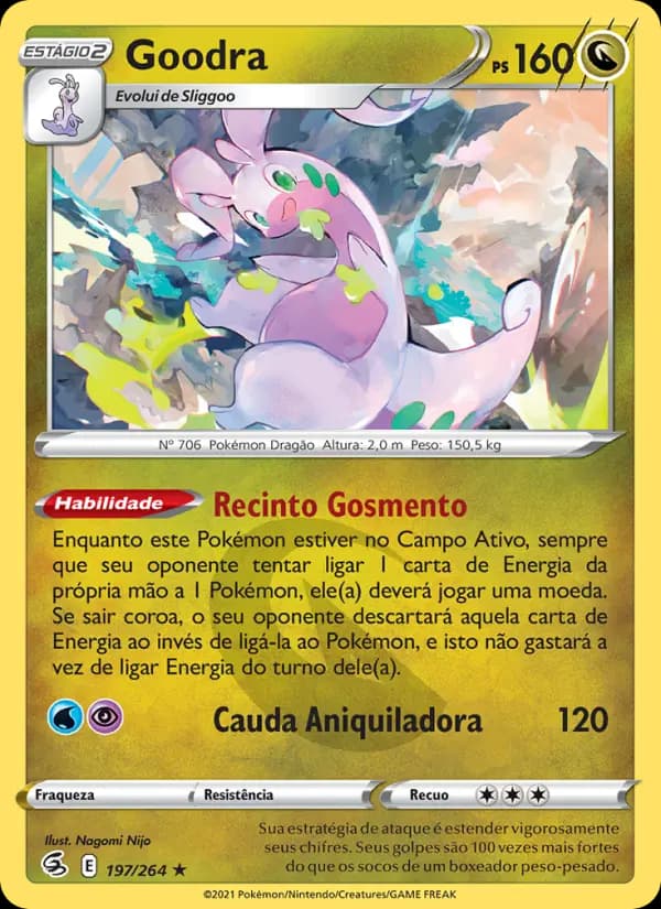 Goodra, carta 197 de Golpe Fusão