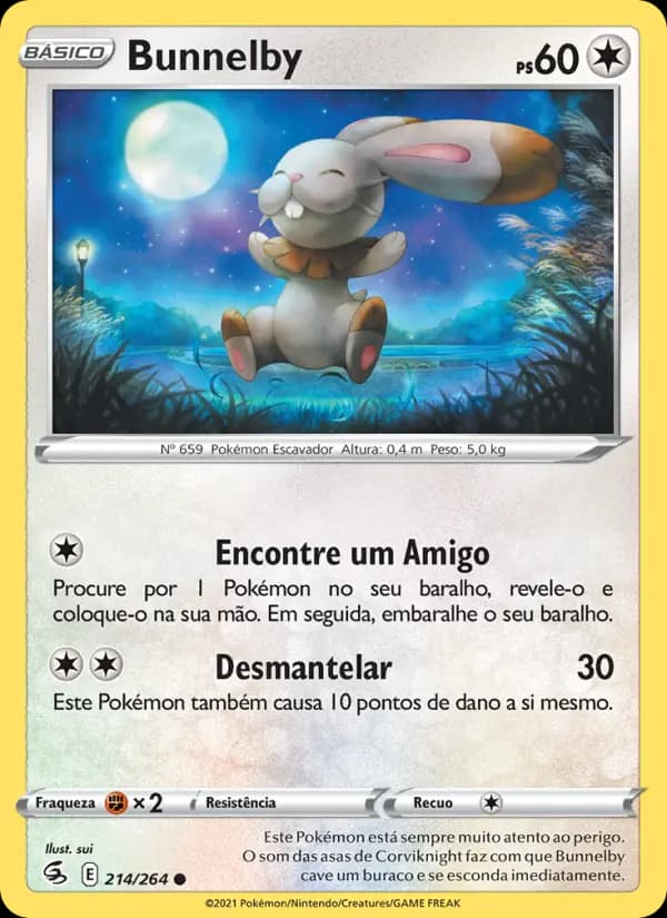 Bunnelby, carta 214 de Golpe Fusão