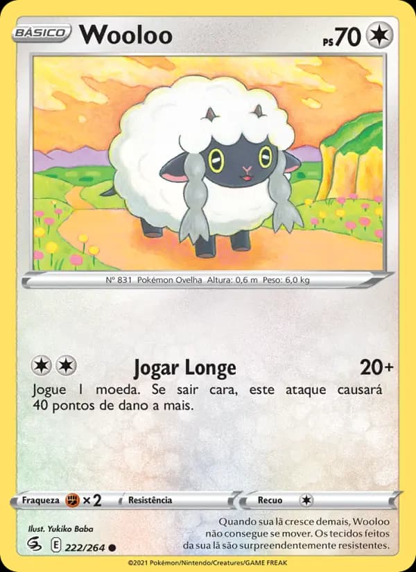 Wooloo, carta 222 de Golpe Fusão