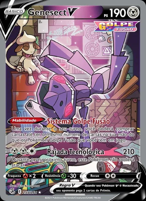 Genesect V, carta 255 de Golpe Fusão