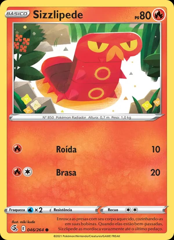Sizzlipede, carta 46 de Golpe Fusão