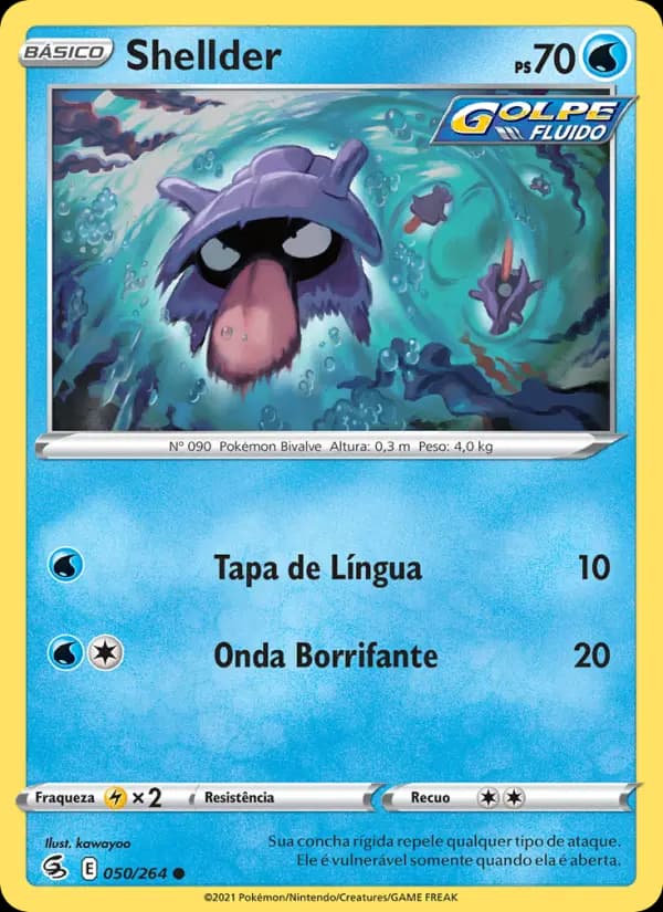 Shellder, carta 50 de Golpe Fusão