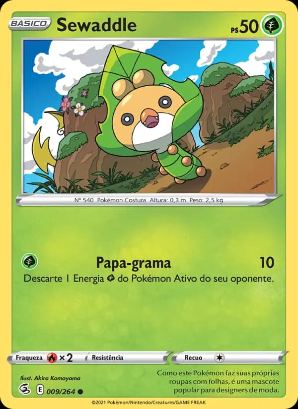 Sewaddle, carta 9 de Golpe Fusão