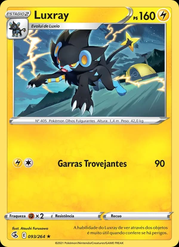 Luxray, carta 93 de Golpe Fusão