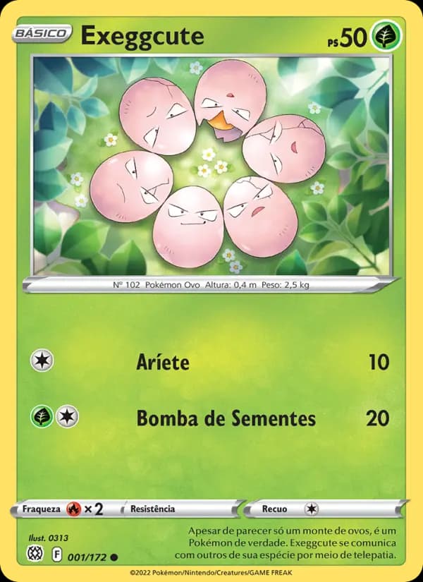 Exeggcute, carta 001 de Astros Cintilantes