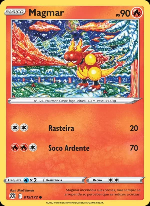 Magmar, carta 019 de Astros Cintilantes