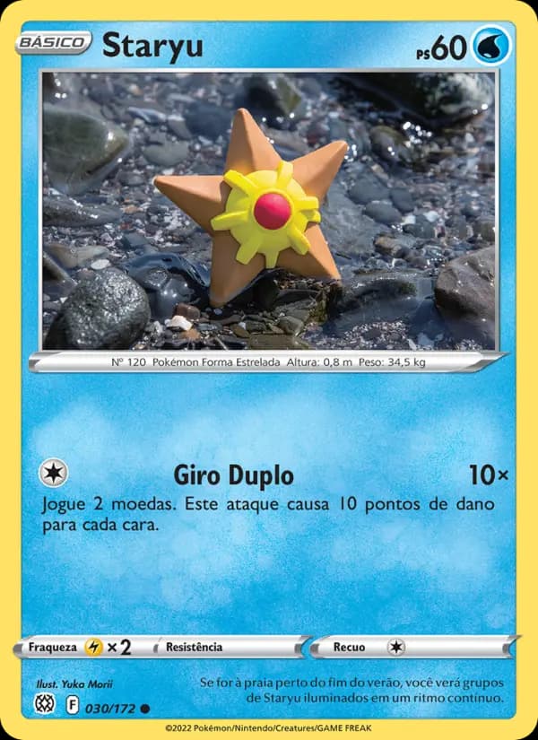 Staryu, carta 030 de Astros Cintilantes