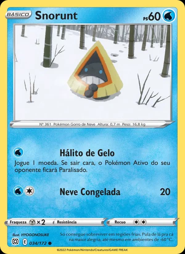 Snorunt, carta 034 de Astros Cintilantes