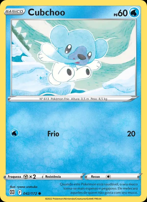 Cubchoo, carta 042 de Astros Cintilantes