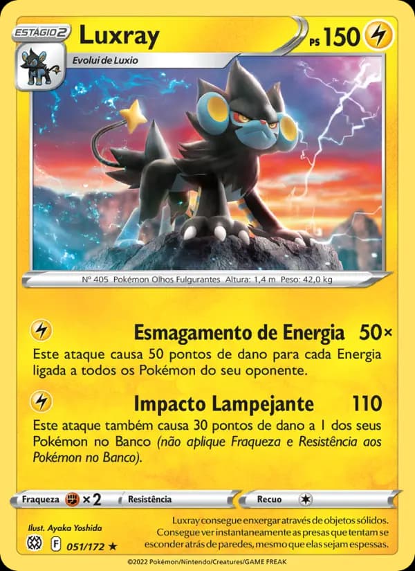 Luxray, carta 051 de Astros Cintilantes