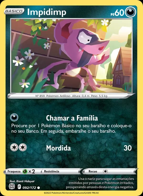 Impidimp, carta 092 de Astros Cintilantes
