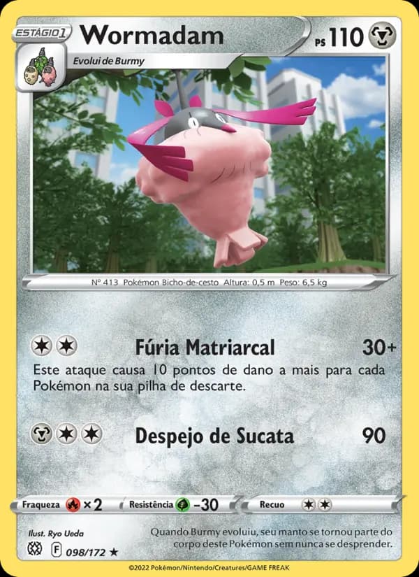 Wormadam, carta 098 de Astros Cintilantes