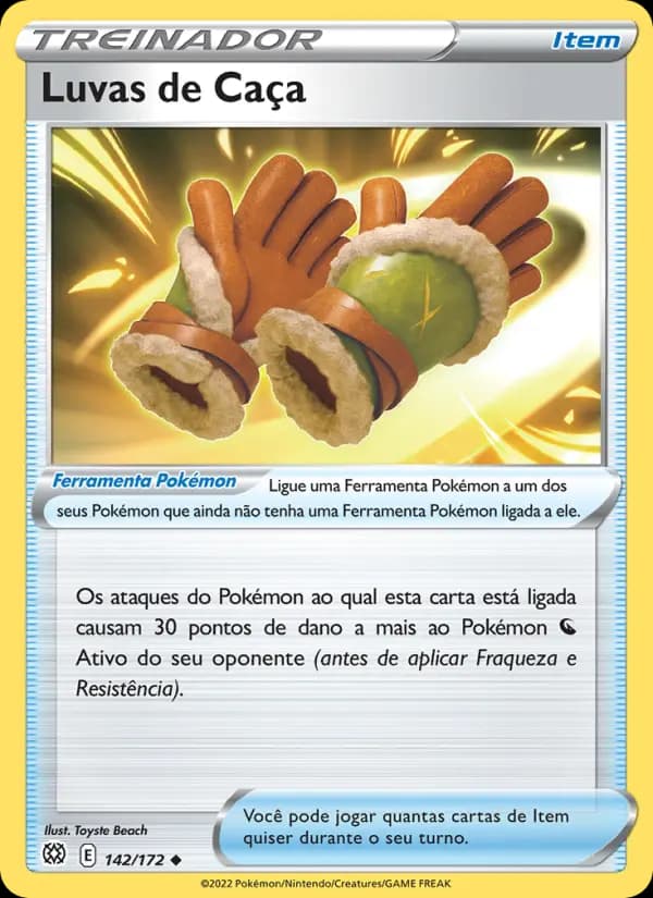 Luvas de Caça, carta 142 de Astros Cintilantes