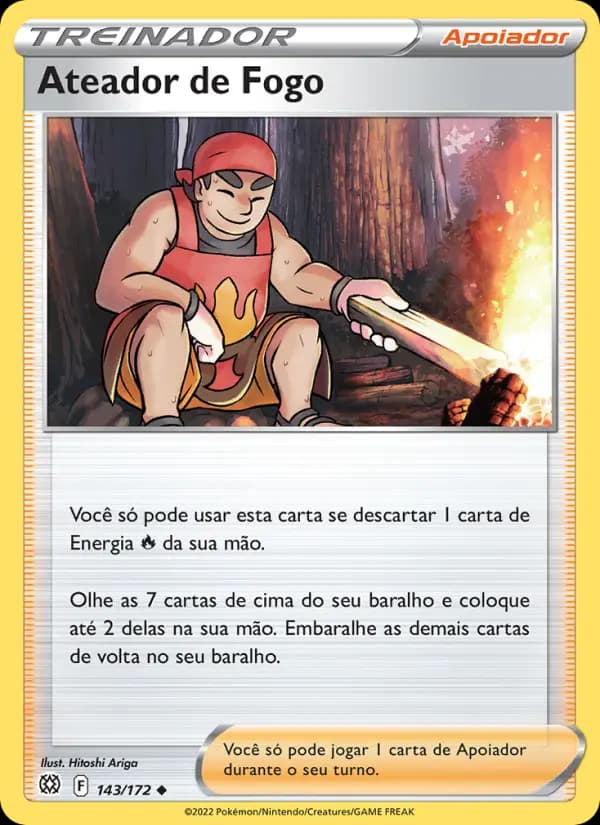 Ateador de Fogo, carta 143 de Astros Cintilantes