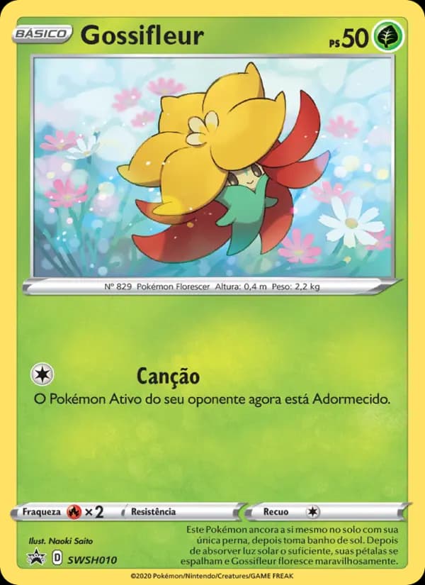 Gossifleur, carta SWSH010 de ESES Promos