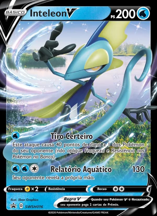 Inteleon V, carta SWSH016 de ESES Promos