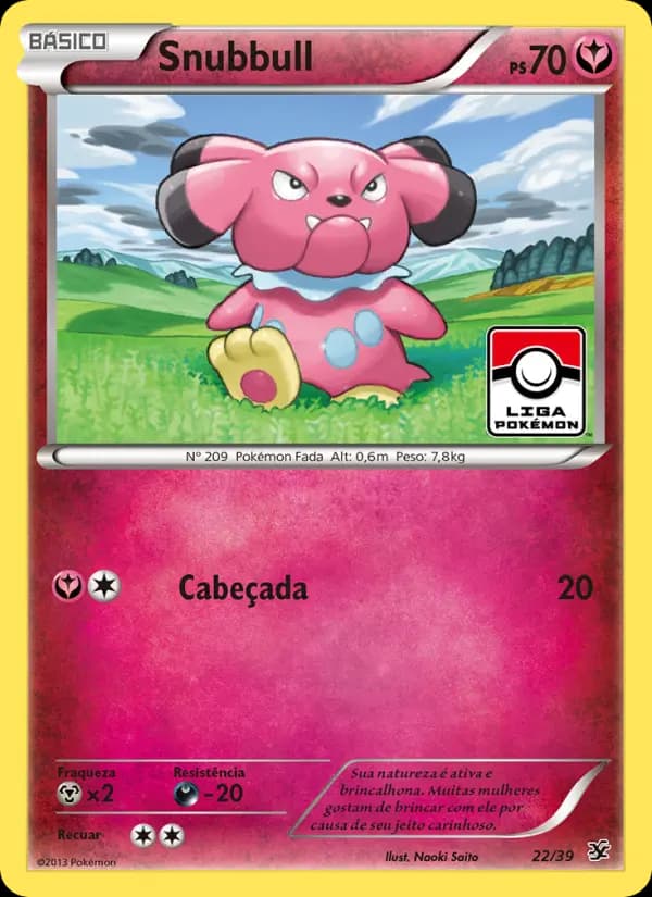 Snubbull, carta 22 de Conjunto para Iniciantes Kalos