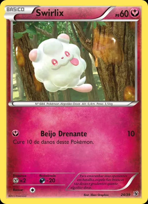 Swirlix, carta 24 de Conjunto para Iniciantes Kalos
