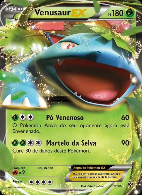 Venusaur EX, carta 1 de XY