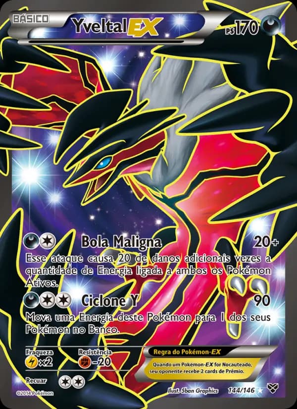 Yveltal EX, carta 144 de XY