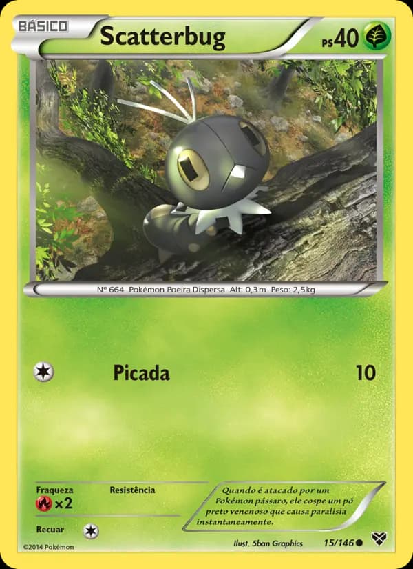 Scatterbug, carta 15 de XY