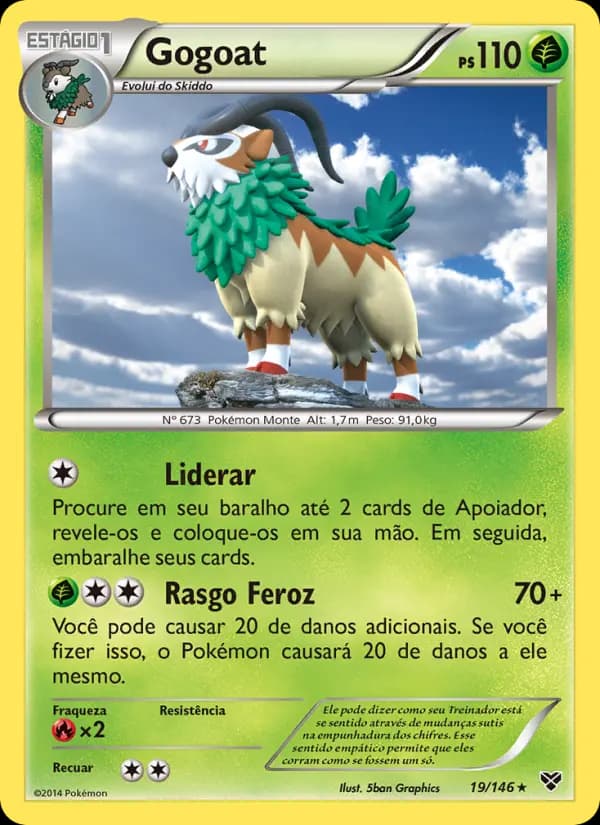 Gogoat, carta 19 de XY