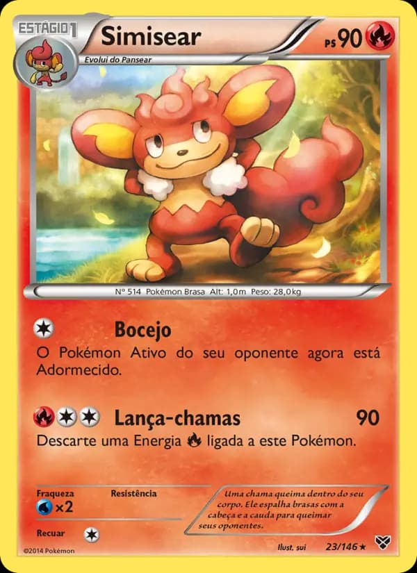 Simisear, carta 23 de XY