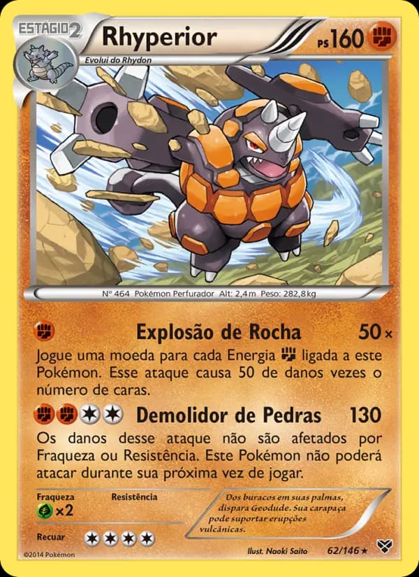Rhyperior, carta 62 de XY