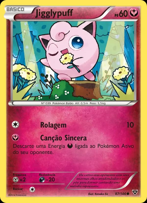 Jigglypuff, carta 87 de XY