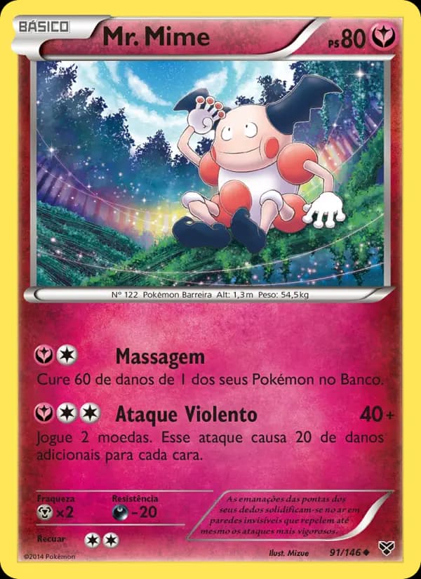 Mr. Mime, carta 91 de XY