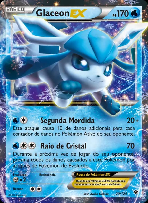 Glaceon EX, carta 20 de Fusão de Destinos