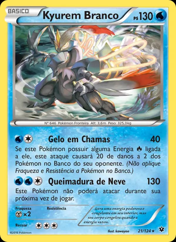 Kyurem Branco, carta 21 de Fusão de Destinos