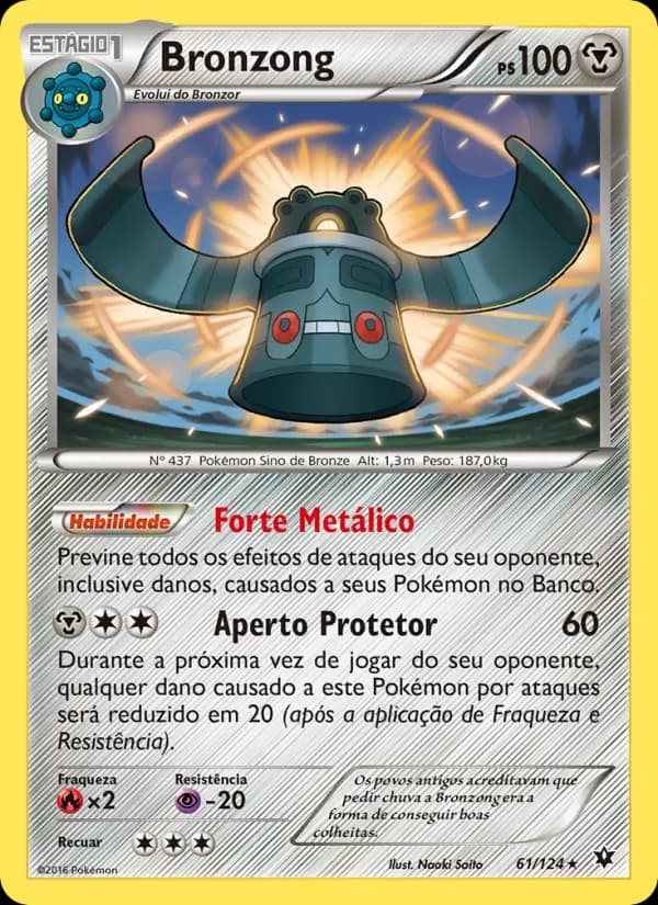 Bronzong, carta 61 de Fusão de Destinos