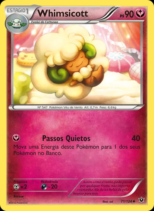 Whimsicott, carta 71 de Fusão de Destinos