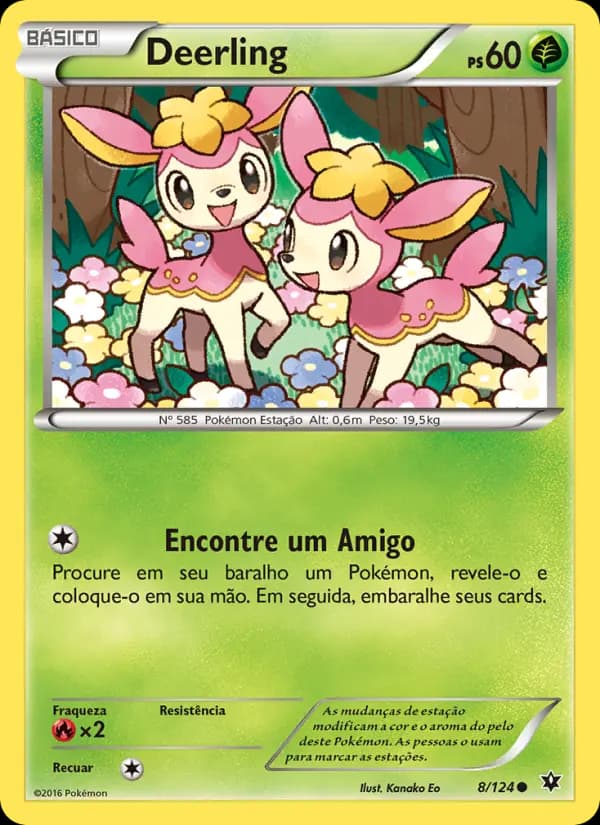 Deerling, carta 8 de Fusão de Destinos