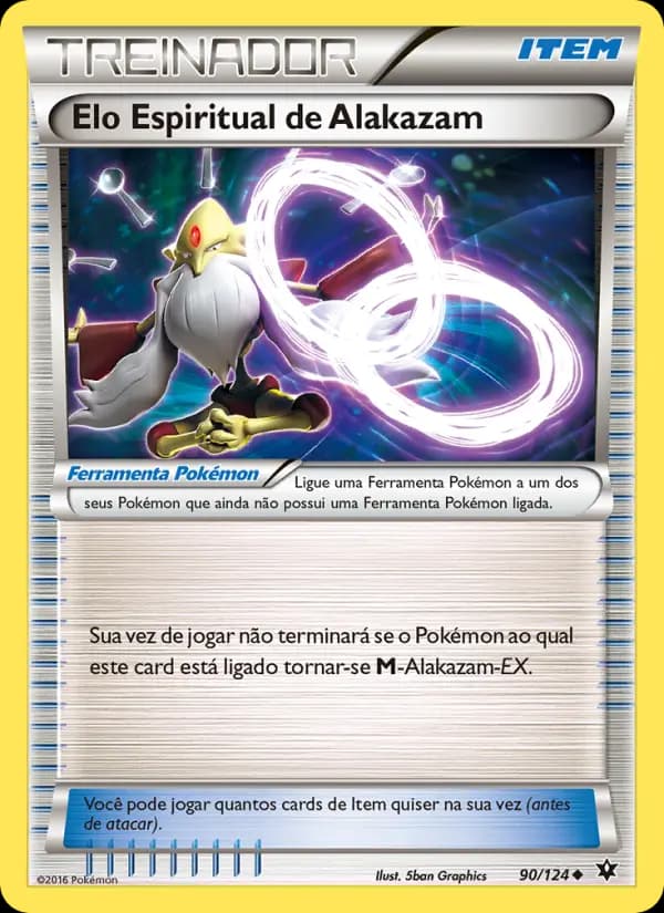 Elo Espiritual de Alakazam, carta 90 de Fusão de Destinos