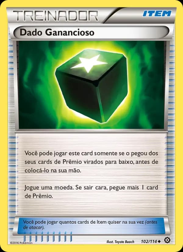 Dado Ganancioso, carta 102 de Cerco de Vapor